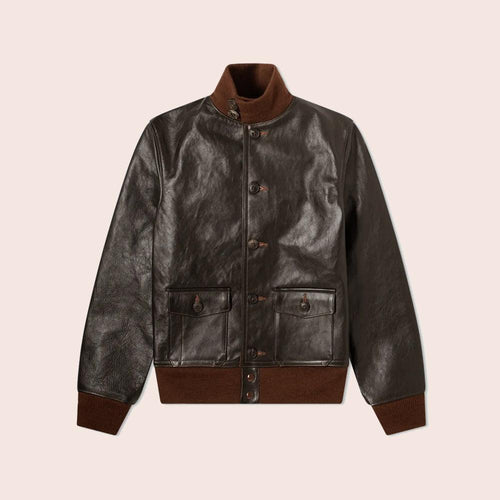 A-1 Leather Flight Bomber Jacket