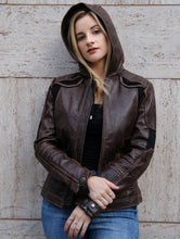 Load image into Gallery viewer, Handmade Womens Detroit Become Human Gavin Reed Leather Jacket
