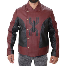 Load image into Gallery viewer, Men&#39;s Last Stand Spider Man Biker Motorcycle Leather Jacket

