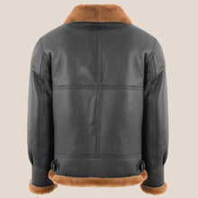Load image into Gallery viewer, Men&#39;s Brown Ginger Classic B3 Sheepskin Jacket
