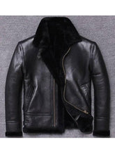 Load image into Gallery viewer, Men&#39;s Sheepskin Shearling Fur Coat - Winter Jacket
