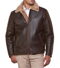 Load image into Gallery viewer, sheepskin bomber jacket
